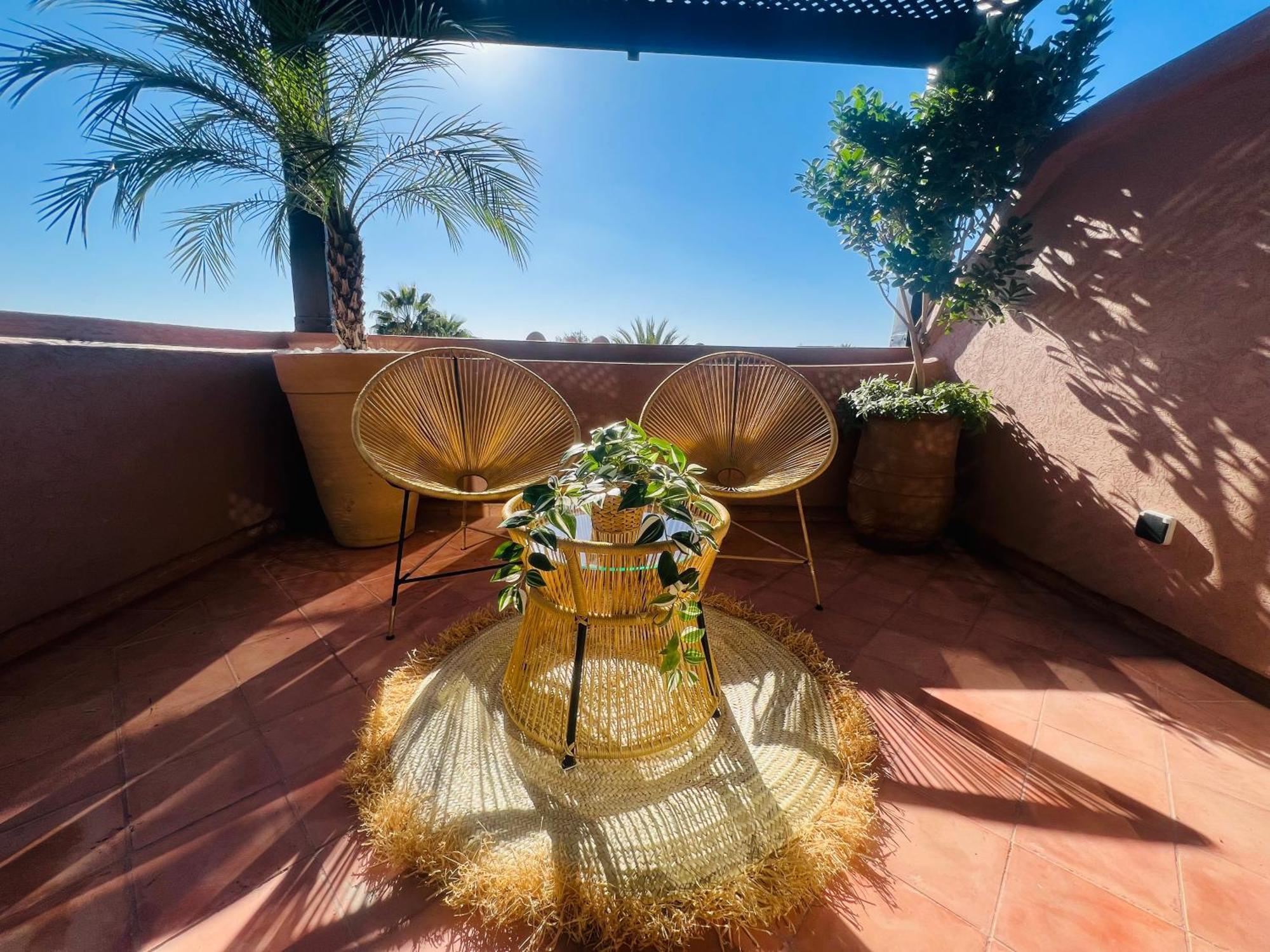 Duplex Atlas Golf Resort Pοοl Νieω Seriniτყ & Cαlm マラケシュ エクステリア 写真
