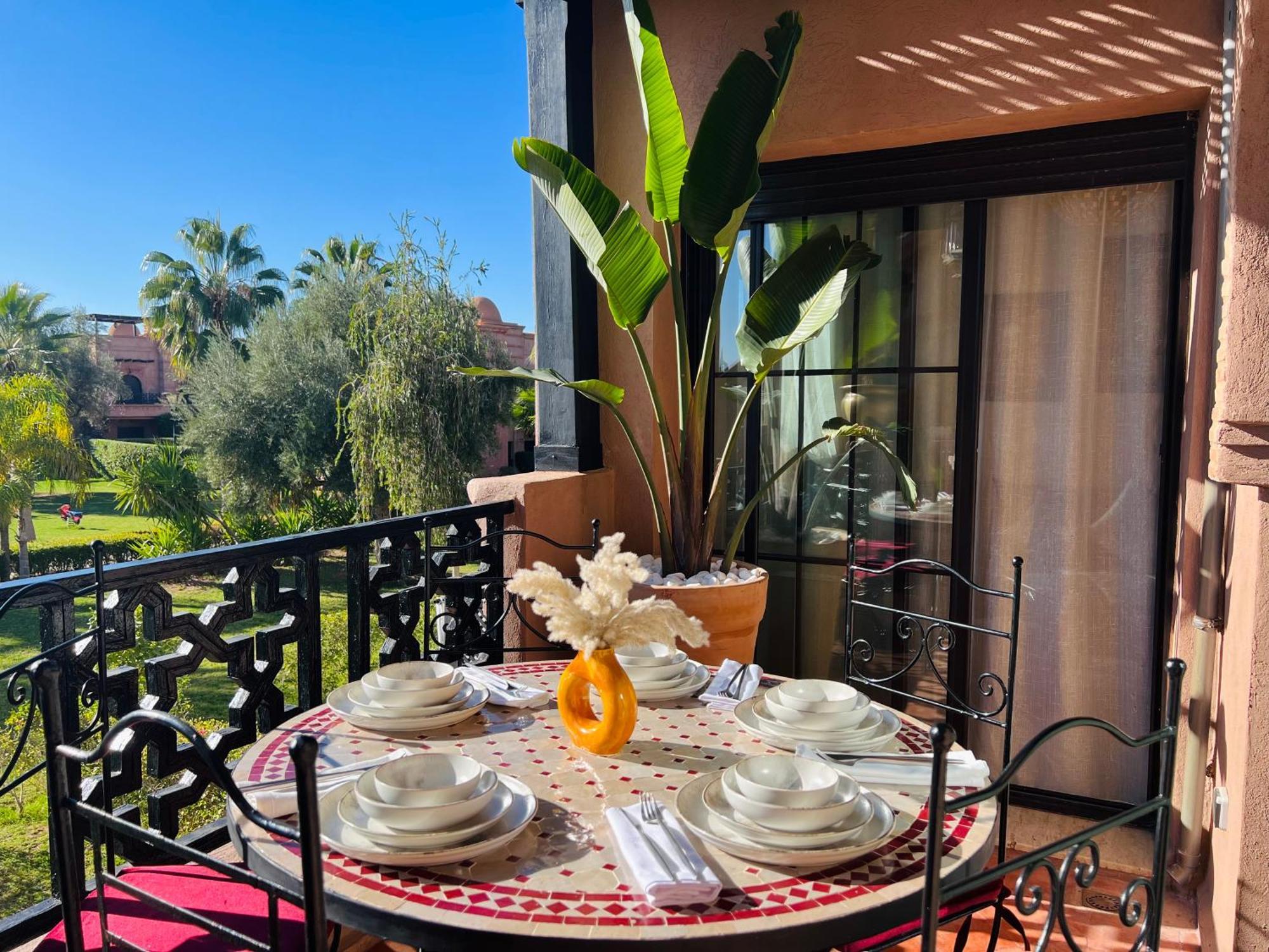 Duplex Atlas Golf Resort Pοοl Νieω Seriniτყ & Cαlm マラケシュ エクステリア 写真